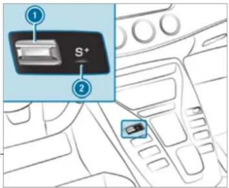 Mercedes-Benz AMG GT (2020) - Function of the DYNAMIC SELECT switch - 1