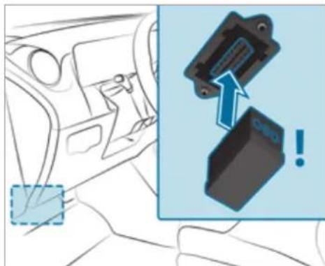 Mercedes-Benz AMG GT (2020) - ! NOTE Battery discharging from using devices connected to the diagnostics connection - 1