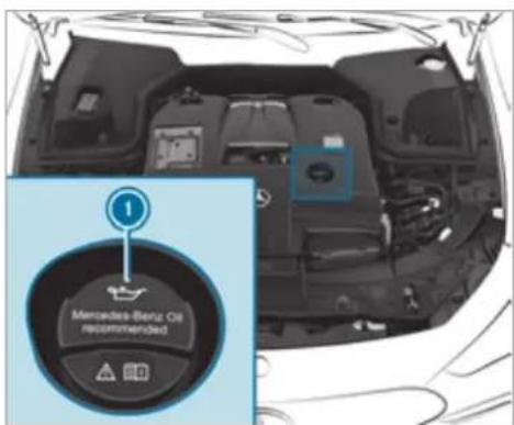 Mercedes-Benz AMG GT (2020) - Topping up engine oil - 1