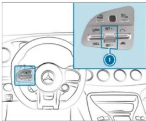 Mercedes-Benz AMG GT (2020) - Operating Active Distance Assist DISTRONIC Requirements: - 1