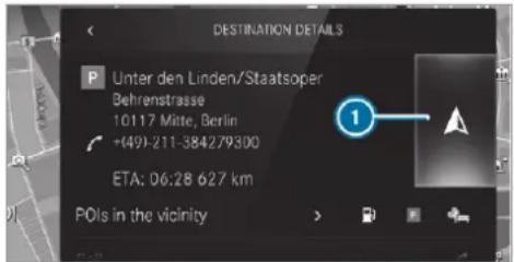 Mercedes-Benz GLS (2019) - Calculating a route Requirements: - 1