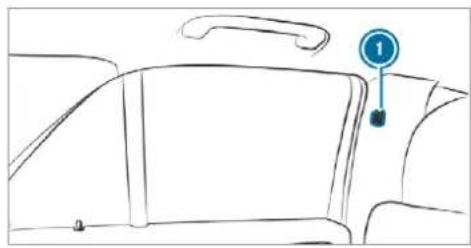 Mercedes-Benz GLS (2019) - Coat hook - 1