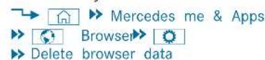 Mercedes-Benz GLS (2019) - Deleting Internet history - 1