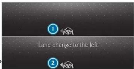 Mercedes-Benz GLS (2019) - Function of Active Lane Change Assist - 1