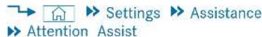 Mercedes-Benz GLS (2019) - Setting ATTENTION ASSIST - 1