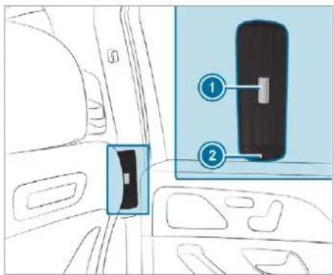 Mercedes-Benz GLS (2019) - Adjusting the front air vents - 4
