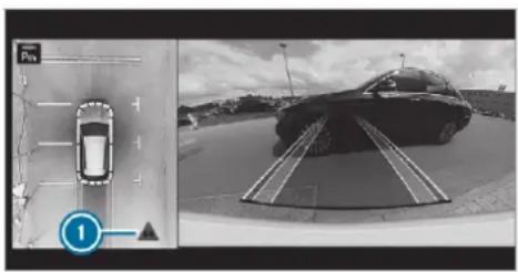Mercedes-Benz GLS (2019) - Function of Cross Traffic Alert - 1