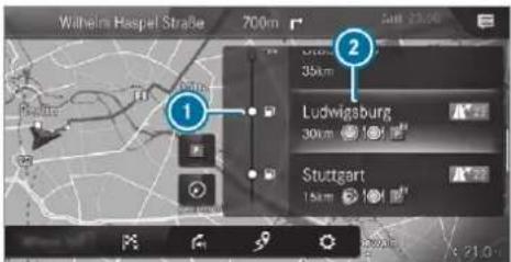 Mercedes-Benz GLS (2019) - Using motorway information Requirements: - 1