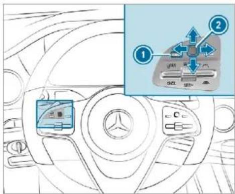 Mercedes-Benz GLS (2019) - Operating the on-board computer - 2
