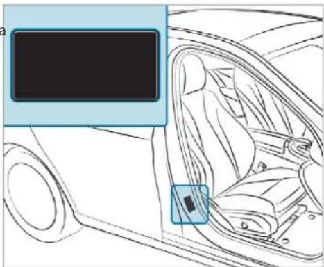 Mercedes-Benz GLS (2019) - Vehicle identification plate, VIN and engine number overview - 1