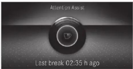 Mercedes-Benz GLS (2019) - Function of ATTENTION ASSIST - 1