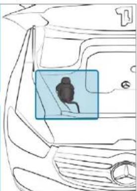 Mercedes-Benz GLS (2019) - Checking the coolant level - 2