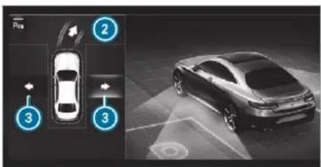 Mercedes-Benz GLS (2019) - Exiting a parking space with Active Parking Assist Requirements: - 2