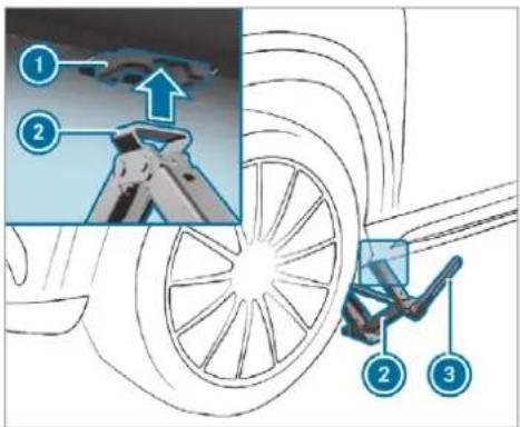 Mercedes-Benz GLS (2019) - NOTE Vehicle damage from the jack - 2