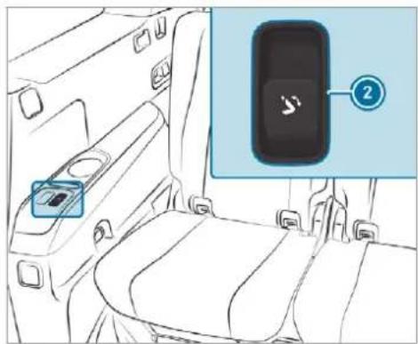 Mercedes-Benz GLS (2019) - Folding the rear seat in the front position This equipment is not available for Mercedes- Maybach vehicles. - 2