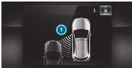 Mercedes-Benz GLS (2019) - Function of brake application (Active Blind Spot Assist) - 1