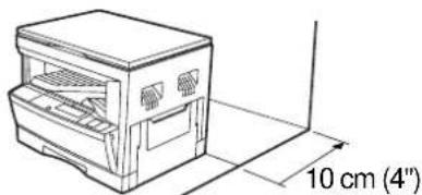 SHARP AR-163 - Be sure to connect the power cord only to a power outlet that meets the specified voltage and current requirements. Also make certain the outlet is properly grounded. - 3