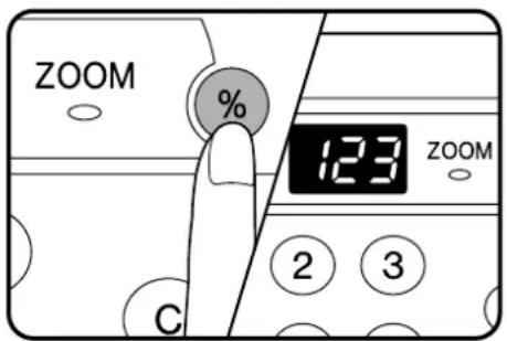 ZOOM % 123 ZOOM ② ③ C