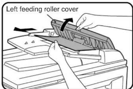 Left feeding roller cover