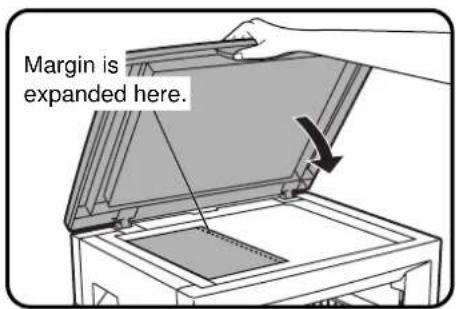 Margin is expanded here.