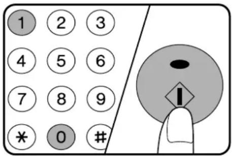 1 2 3 4 5 6 7 8 9 * 0 #