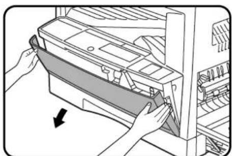 SHARP AR-163 - Misfeed in the copier - 2