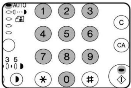 AUTO 1 2 3 4 5 6 7 8 9 * 0 # C CA 3 5 0.0