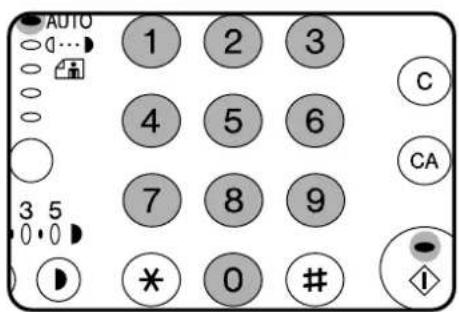 AUTO 1 2 3 4 5 6 7 8 9 * 0 # C CA 3 5 0.0