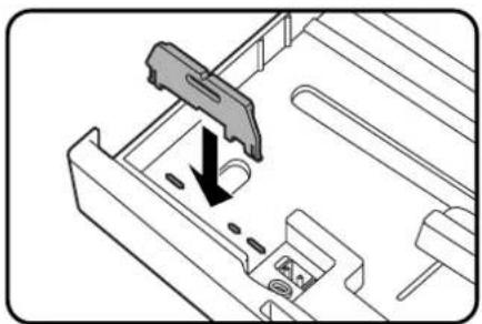 SHARP AR-207 - Changing the copy paper size in the tray - 3