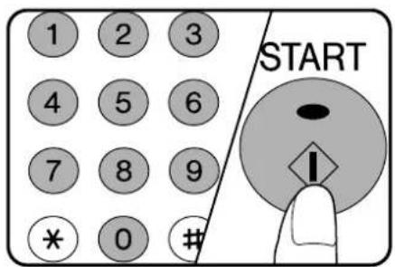 1 2 3 4 5 6 7 8 9 * 0 # START