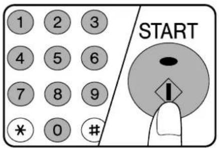 1 2 3 4 5 6 7 8 9 * 0 # START