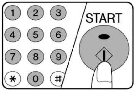 1 2 3 4 5 6 7 8 9 * 0 # START