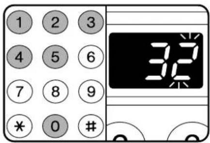 1 2 3 4 5 6 7 8 9 * 0 #
