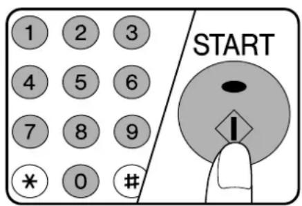 1 2 3 4 5 6 7 8 9 * 0 # START