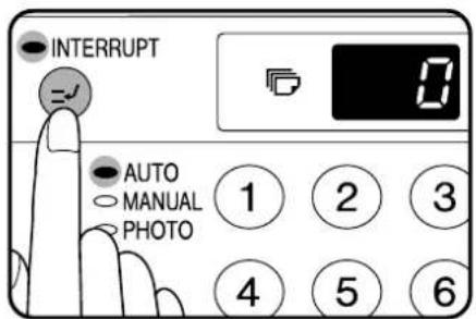 INTERRUPT AUTO MANUAL PHOTO 1 2 3 4 5 6
