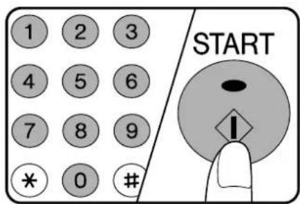1 2 3 4 5 6 7 8 9 * 0 # START