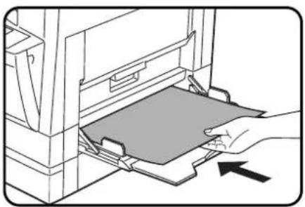 SHARP AR-207 - Set the paper guides to the copy paper width. - 1