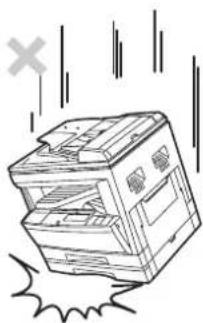 SHARP AR-207 - CAUTIONS ON HANDLING - 1