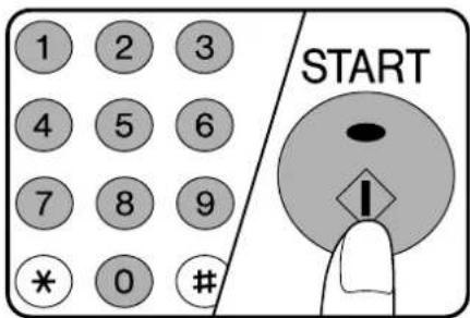 1 2 3 4 5 6 7 8 9 * 0 # START