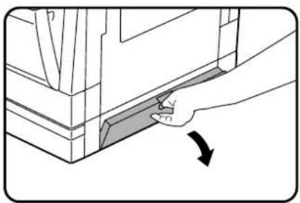 SHARP AR-207 - Misfeed in the lower paper tray - 1