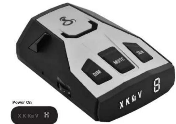 Power On X K Ka V H