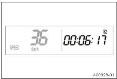 KTM 300 EXC (2020) - Display mode SPEED/S2 (stop watch 2) - 1
