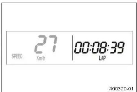 KTM 300 EXC (2020) - Display mode SPEED/LAP (lap time) - 1