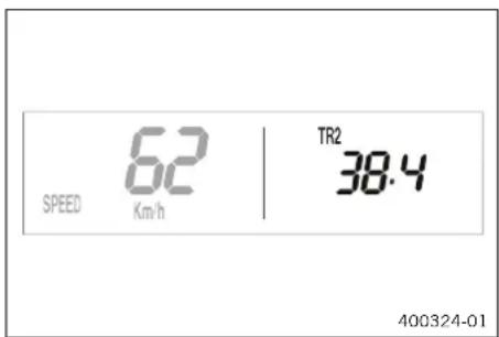 KTM 300 EXC (2020) - Display mode SPEED/TR2 (trip master 2) - 1