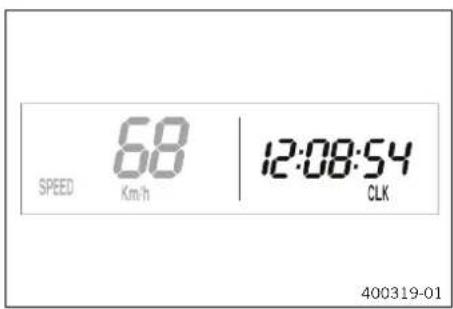 KTM 300 EXC (2020) - Display mode SPEED/CLK (time) - 1