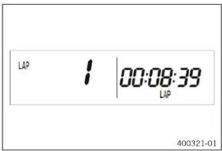 KTM 300 EXC (2020) - Viewing the lap time - 1