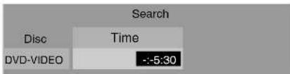 Search Disc Time DVD-VIDEO ::-5:30