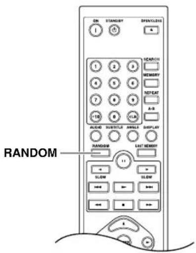 ON STANDING EXPRESSORS 1 5 SEARCH 1 2 3 MEMORY 4 5 6 NEEAT 7 8 9 A-B 10 0 CLR AUDIO SUBTITLE ANGLES DISPLAY RANDOM LAST REMOORT + - SLOW + - ← - → ← ← - → ← RANDOM