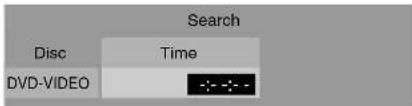 Search Disc Time DVD-VIDEO