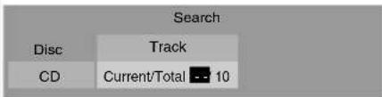 Search Disc Track CD Current/Total 10